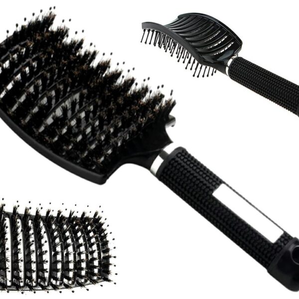 10 eilių plaukų šepetys