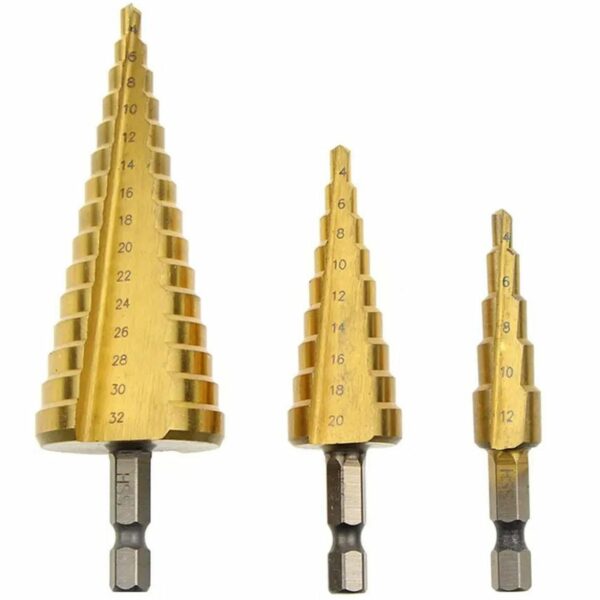 3vnt. šlifuotų grąžtų rinkinys