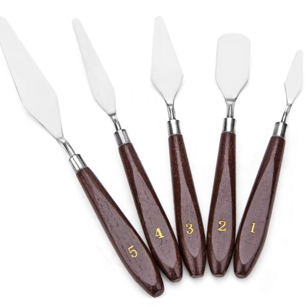 5vnt. Mentelių rinkinys dažų maišymui