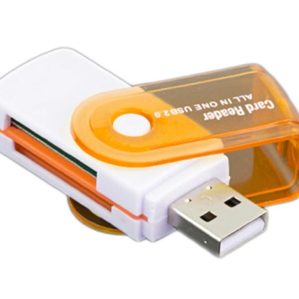 Atminties kortelių skaitytuvas Oranžinis