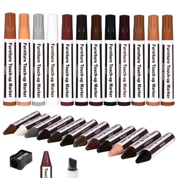 Baldų ir medinių paviršių taisymo rinkinys