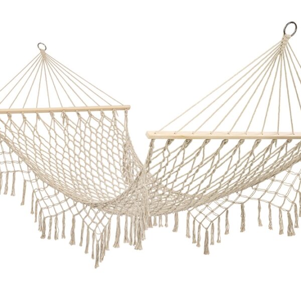 Boho stiliaus sodo hamakas