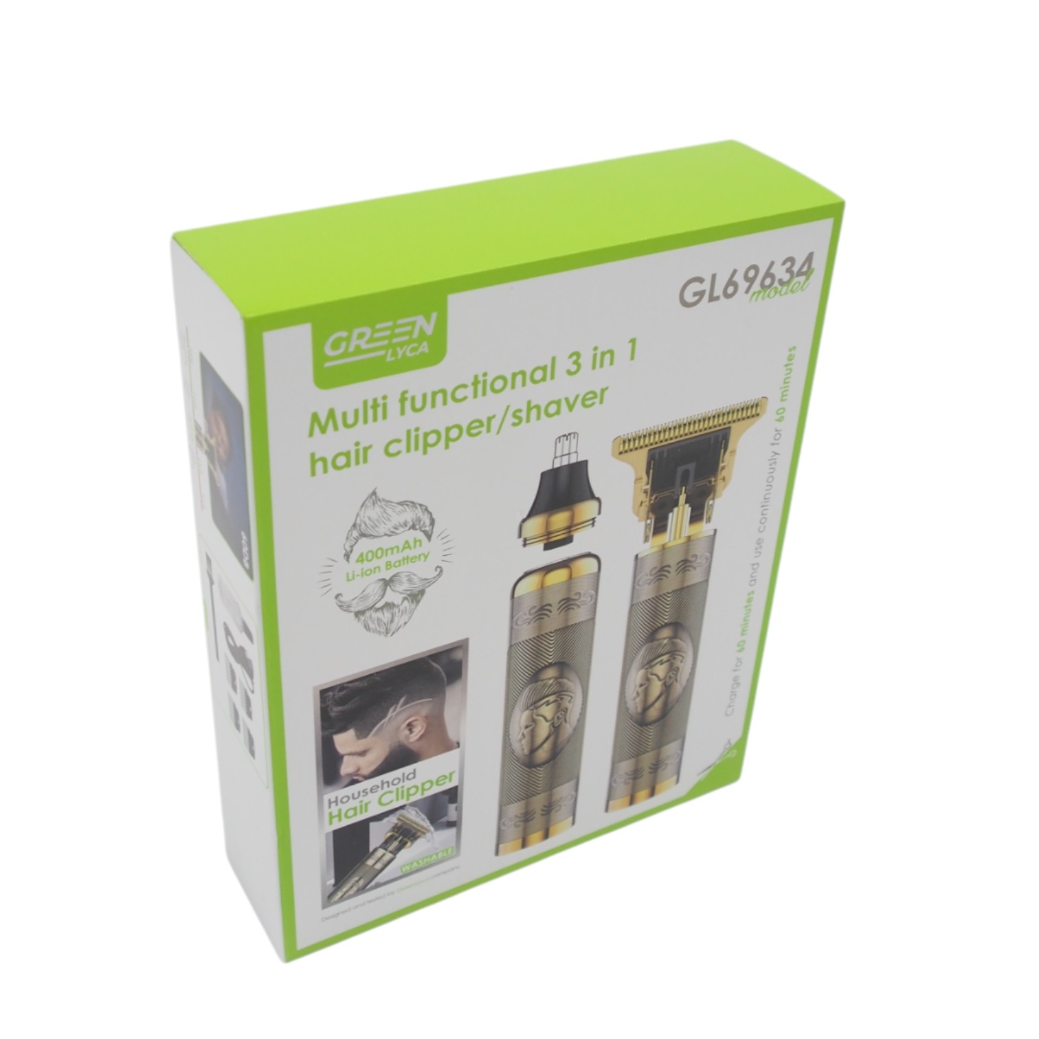 Daugiafunkcis 3 in 1 plaukų kirpimo ir skutimosi rinkinys