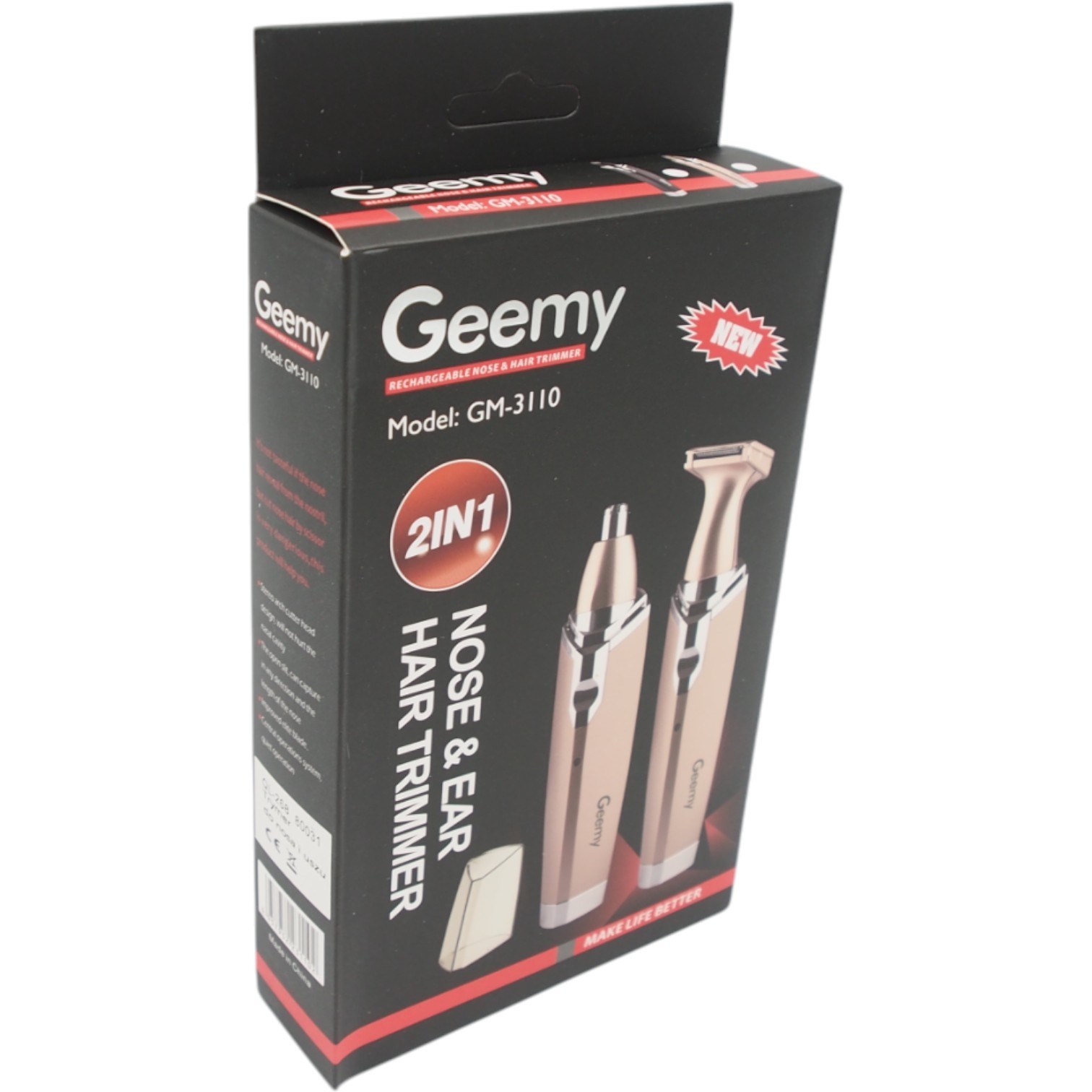 Daugiafunkcis nosies ir ausų plaukų trimeris 2IN1