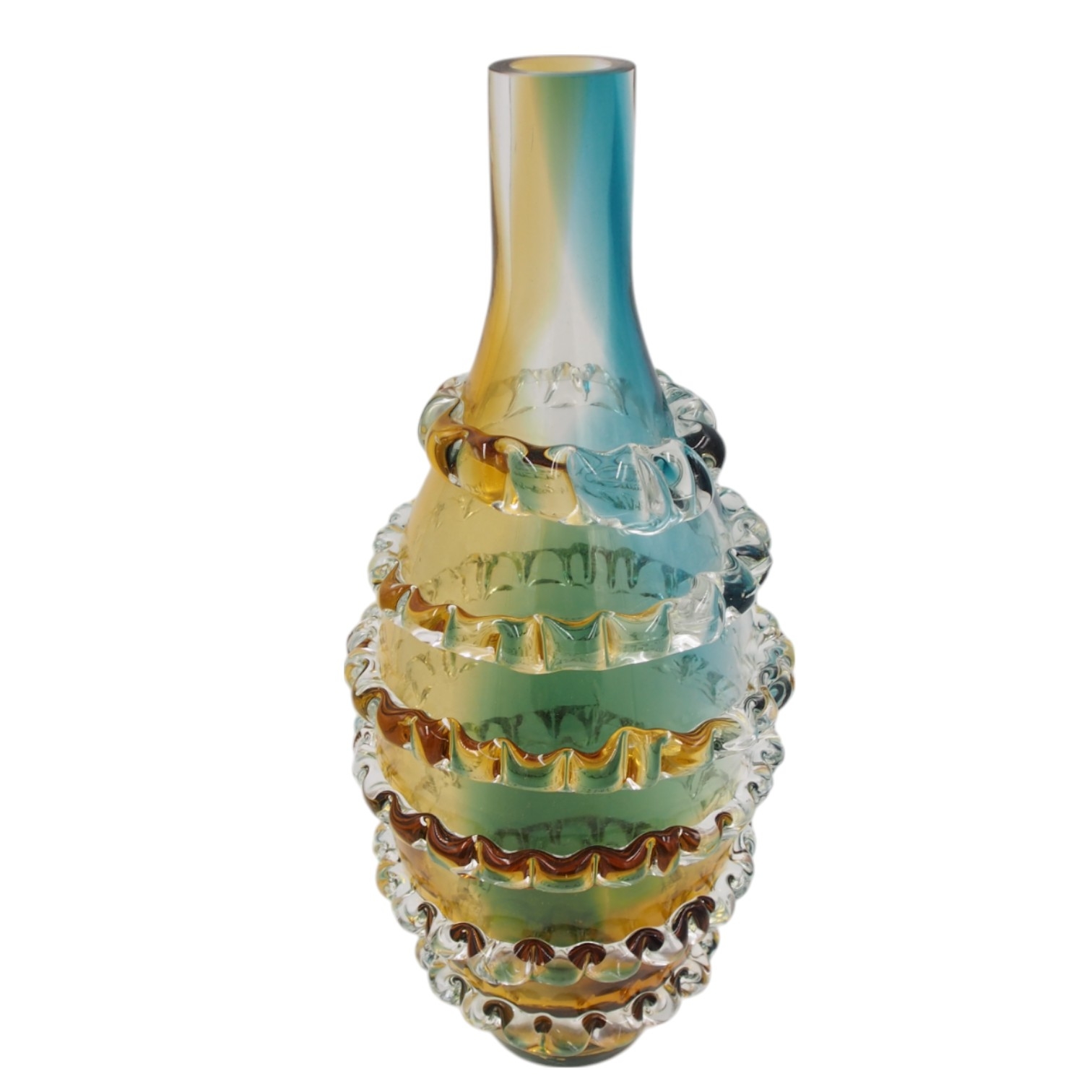 Dekoratyvinė stiklo vaza 19 × 44,5 cm