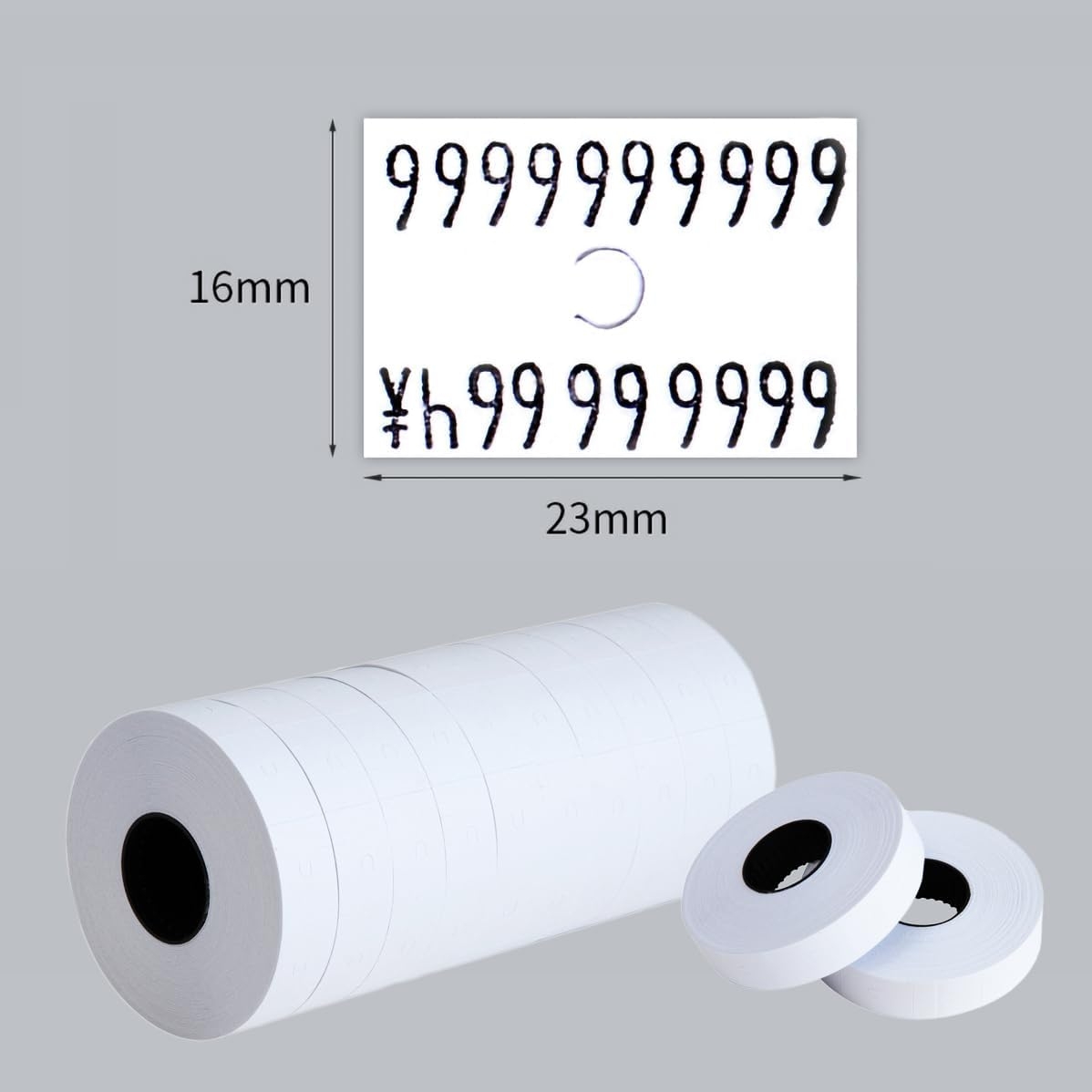 Dviejų eilių lipdukai markiratoriui