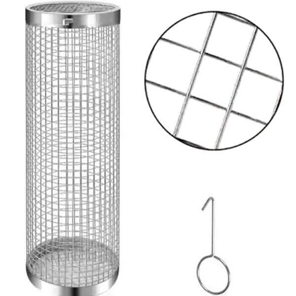 Grilio krepšelis daržovėms, žuviai ir mėsai