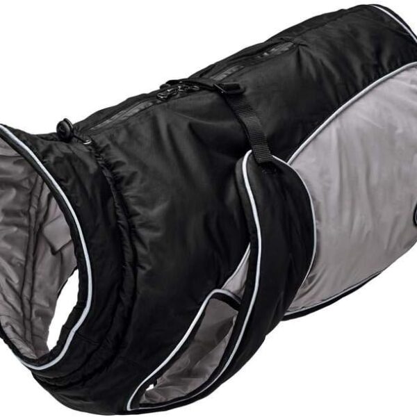 Hunter žieminis šunų paltukas (juoda–pilka), dydis 25