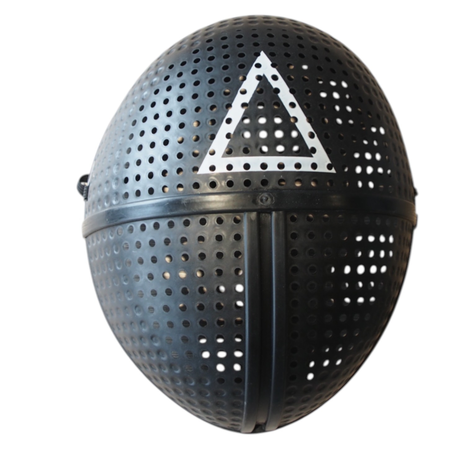 Kaukė „Squid Game“ – juoda su trikampiu simboliu