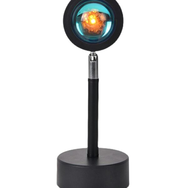 Kompaktiška LED saulėlydžio lempa