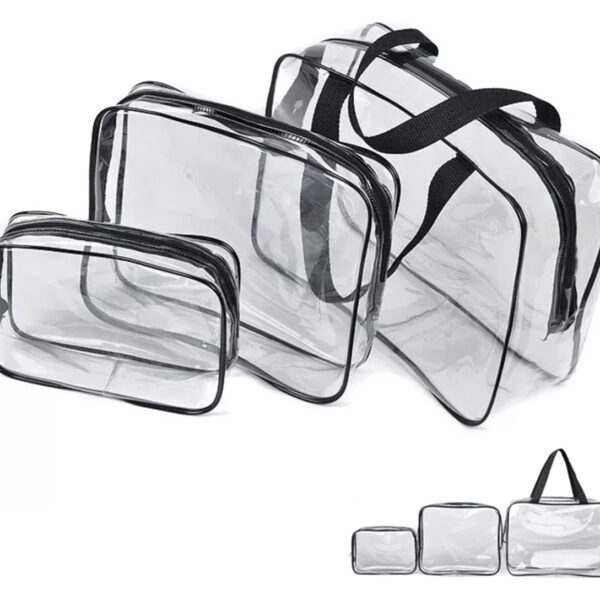 Kosmetinių krepšių rinkinys, 3 vnt.