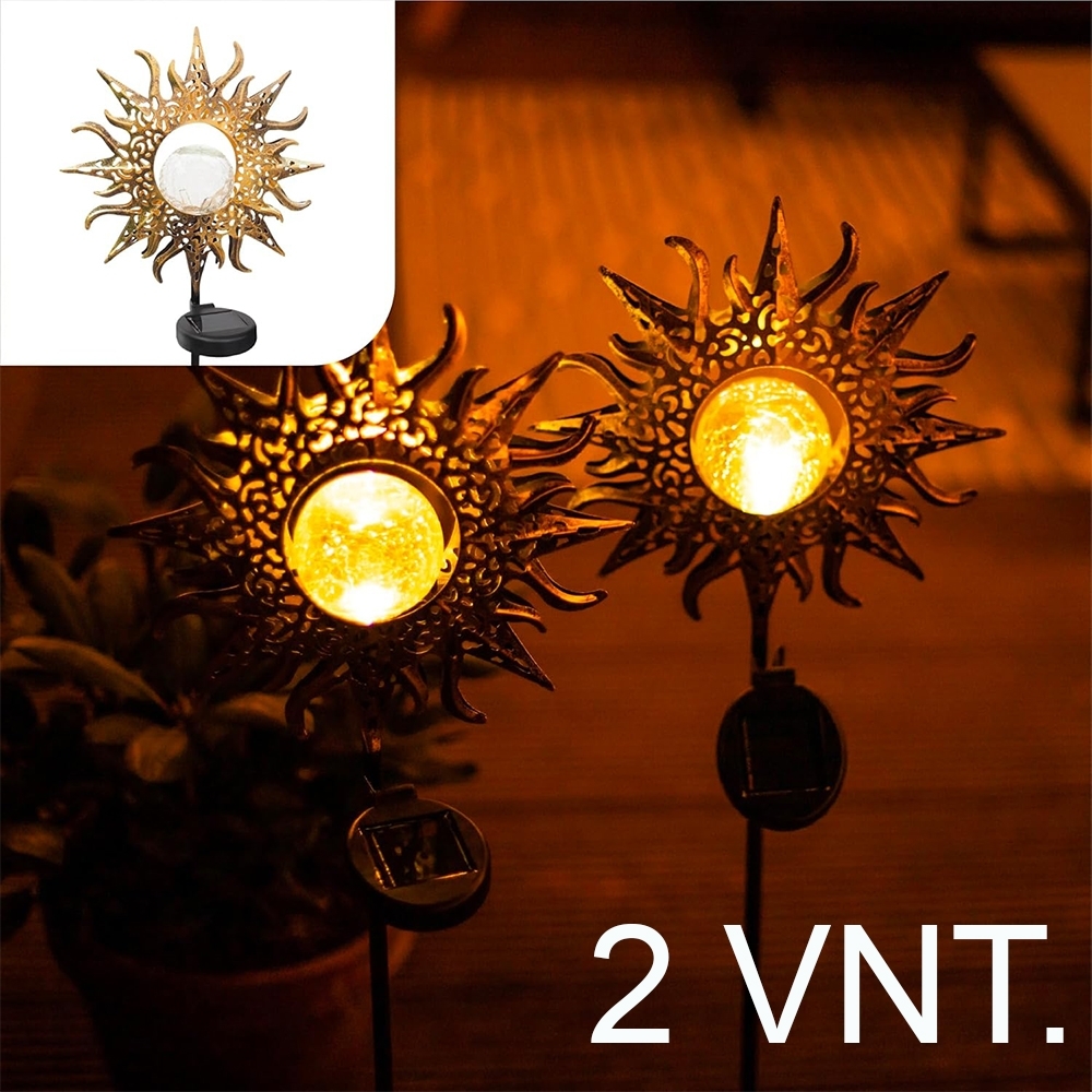Lauko dekoracija Saulė, 2vnt.