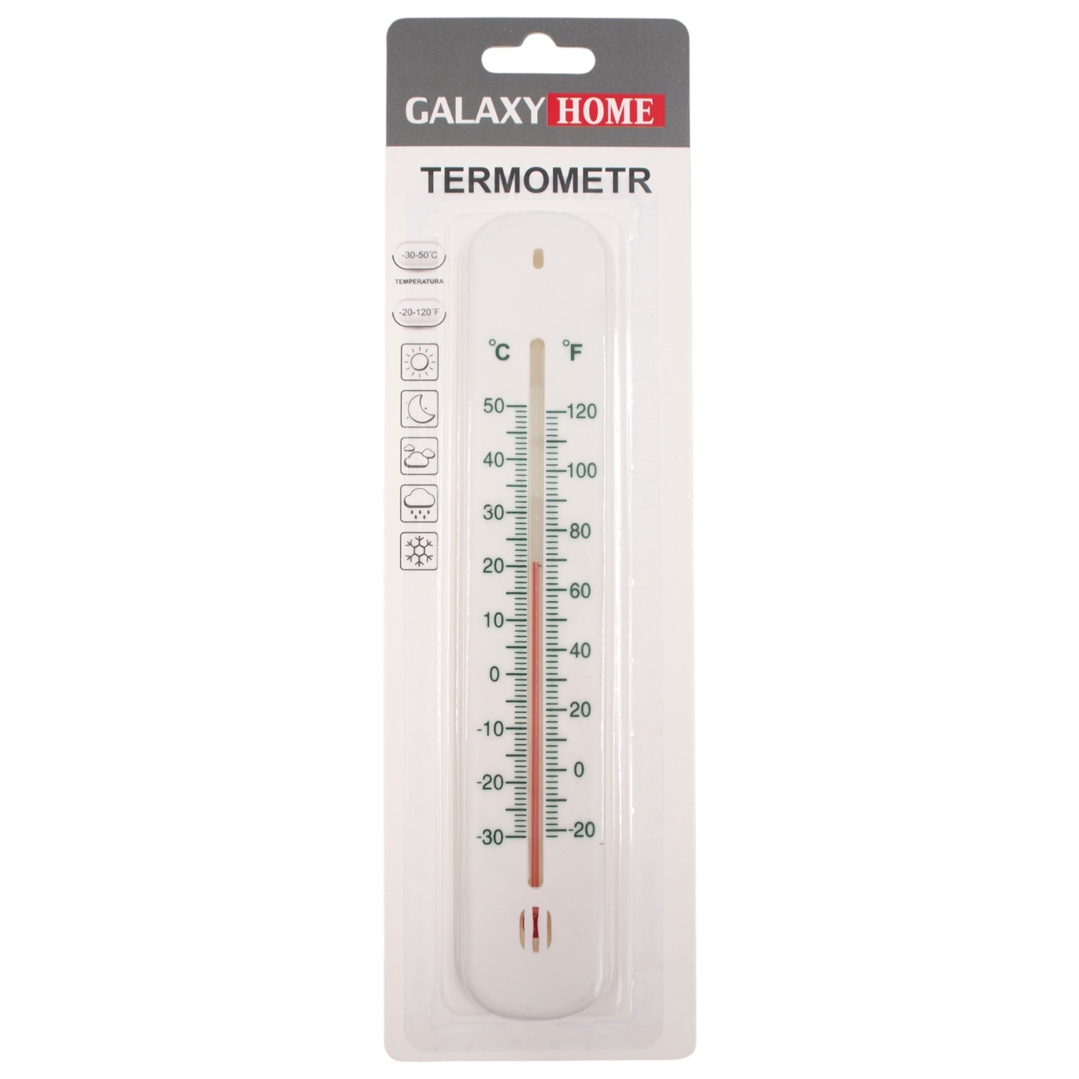 Lauko termometras Galaxy Home (-30°C iki +50°C)