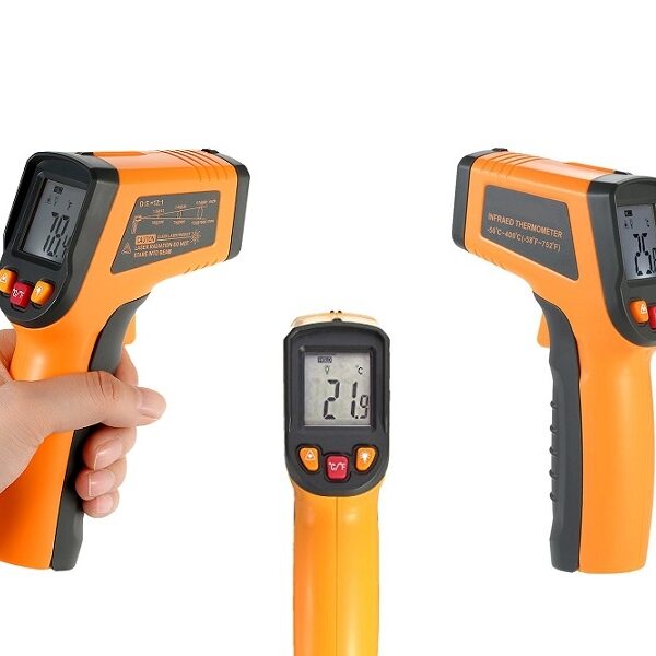 Lazerinis bekontaktis termometras nuo -50 iki 400C