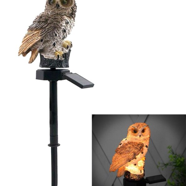 LED Sodo Lempa Pelėdos Formos