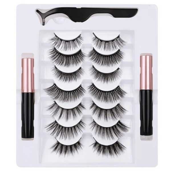 Magnetinių blakstienų rinkinys (7 poros)