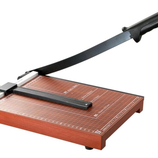 Medinė rankinė popieriaus giljotina