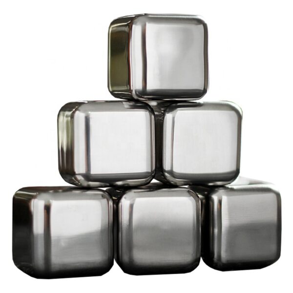 Metaliniai kubeliai ledui