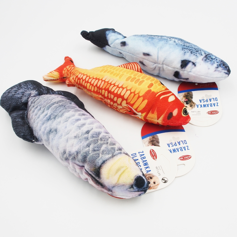 Minkštas augintinio žaislas "Žuvys"