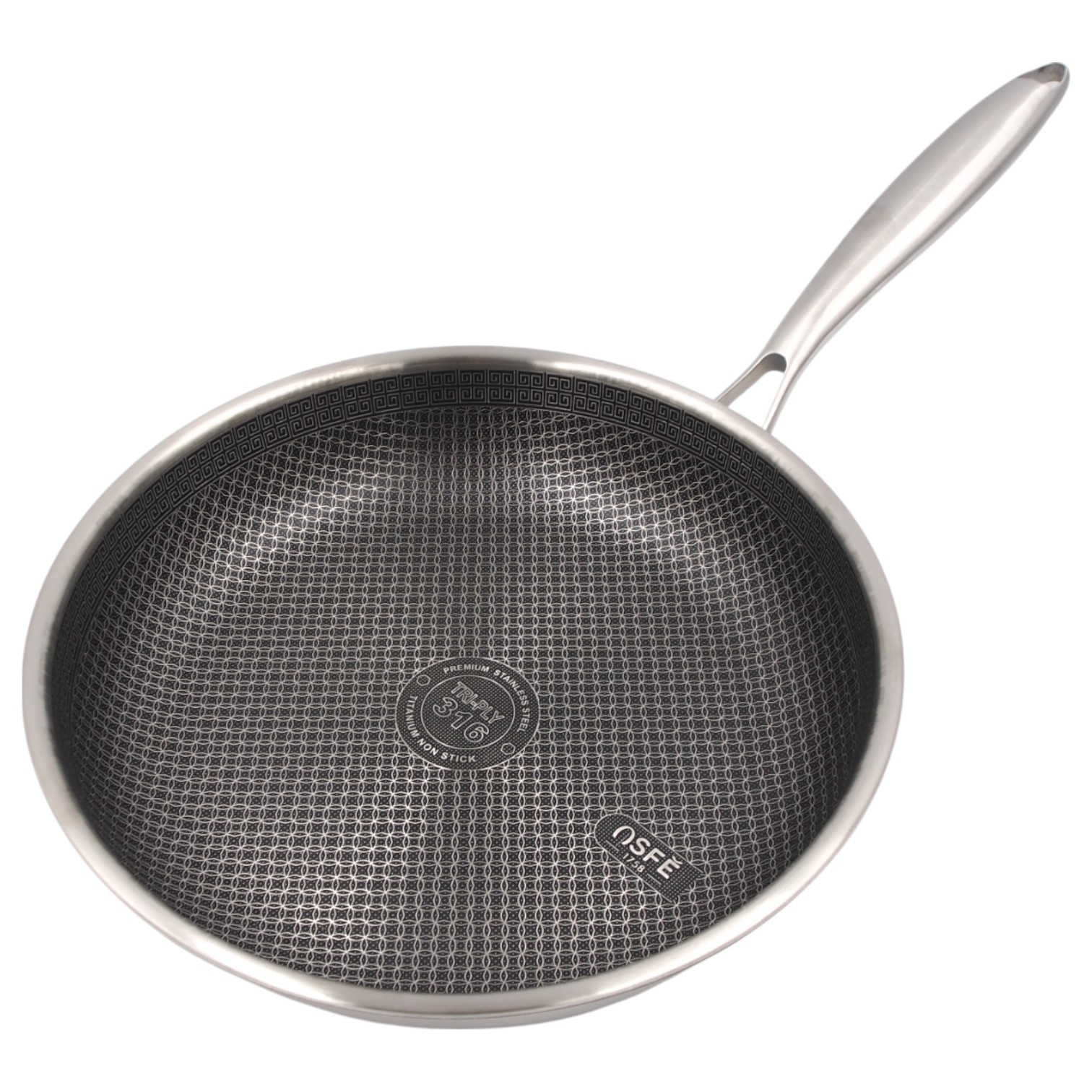 Nerūdijančio plieno keptuvė OSFE 316, 26 cm