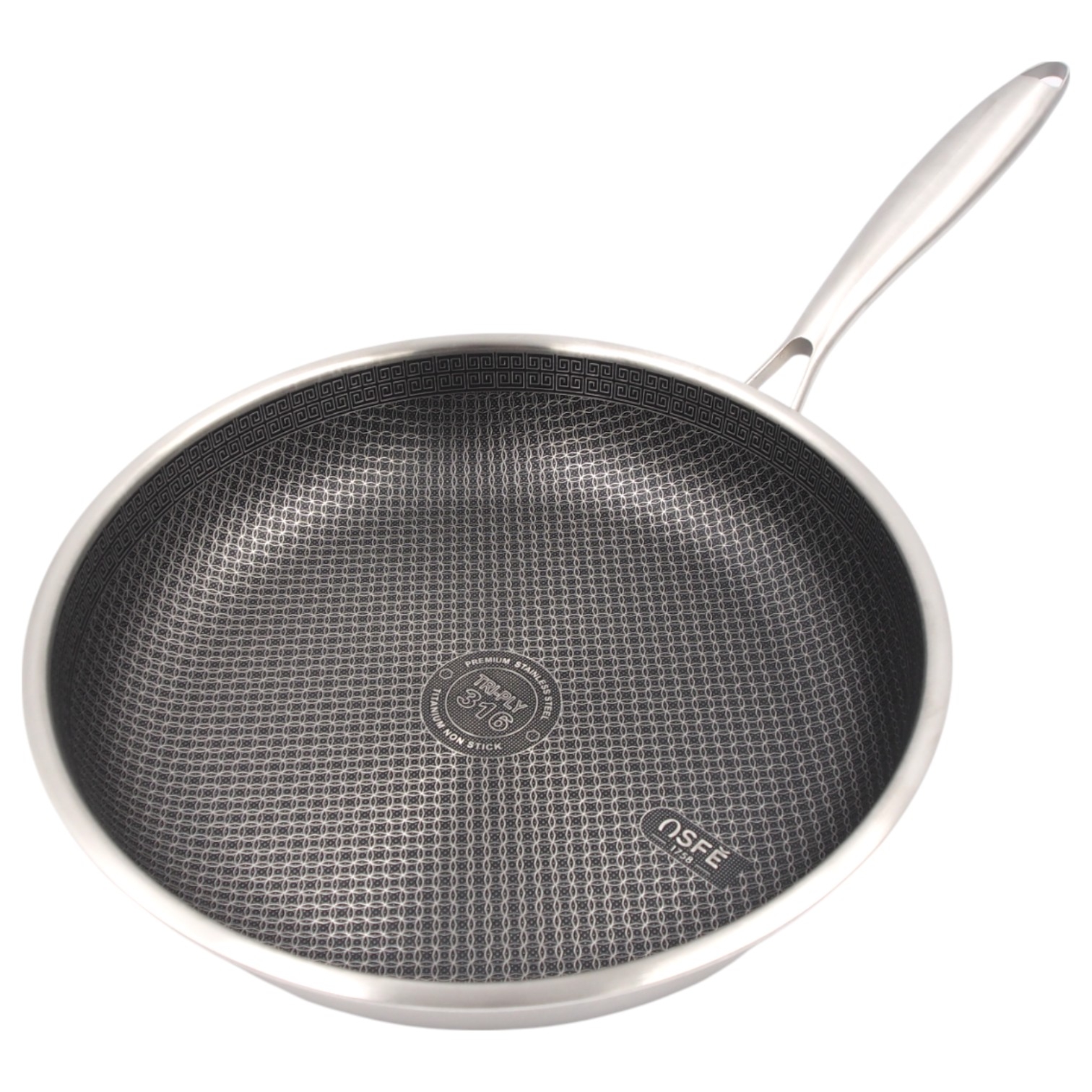 Nerūdijančio plieno keptuvė OSFE 316, 28 cm