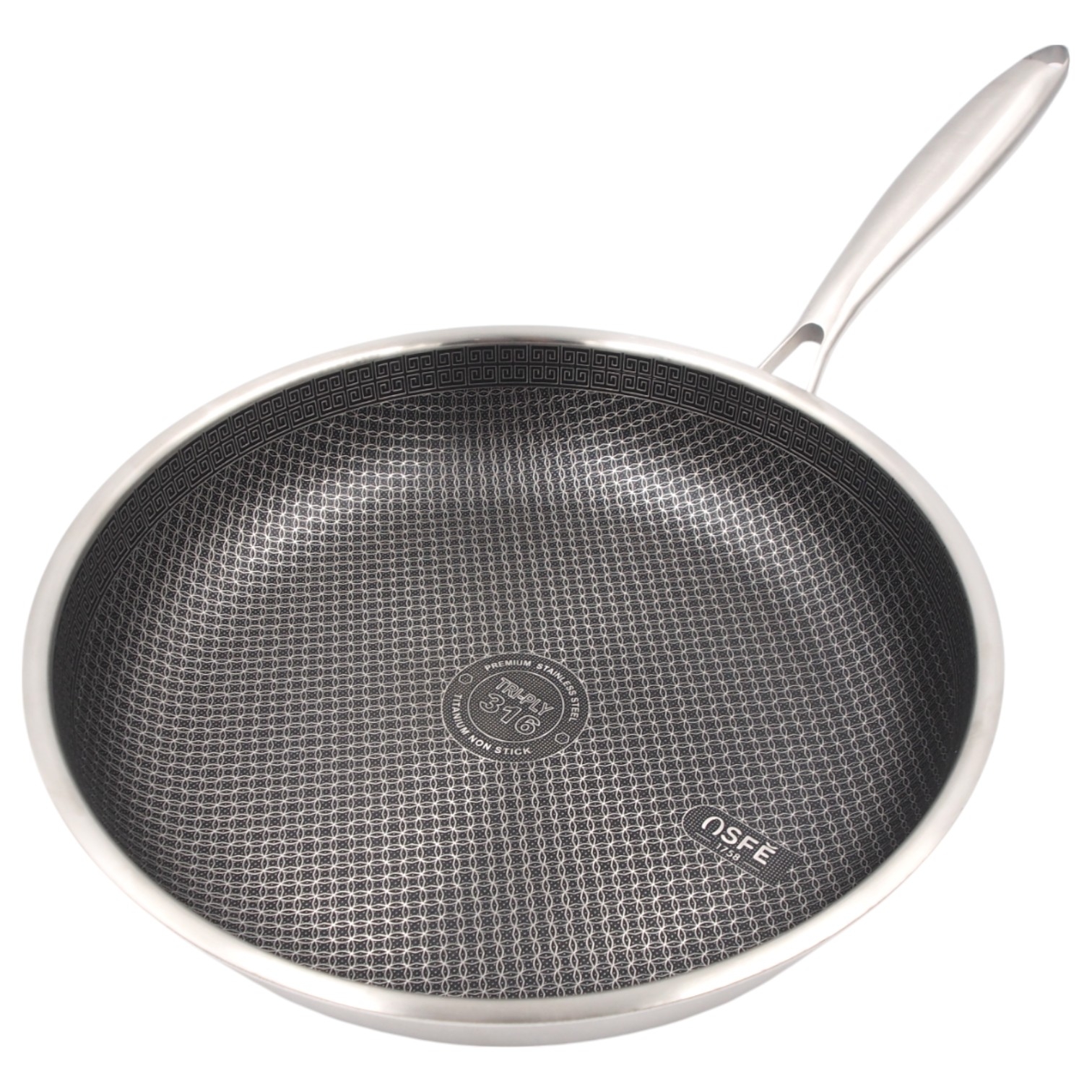 Nerūdijančio plieno keptuvė OSFE 316, 30 cm