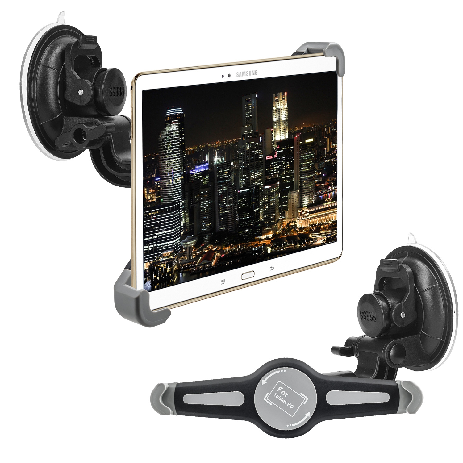 Planšetės Laikiklis Automobiliui 7" - 10.1"