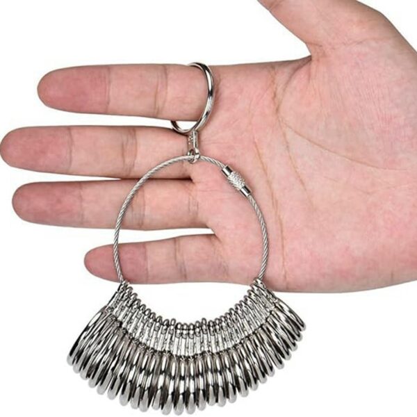 Plieninis žiedo matuoklis