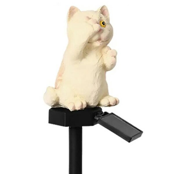 Saulės LED lempa "Katė"