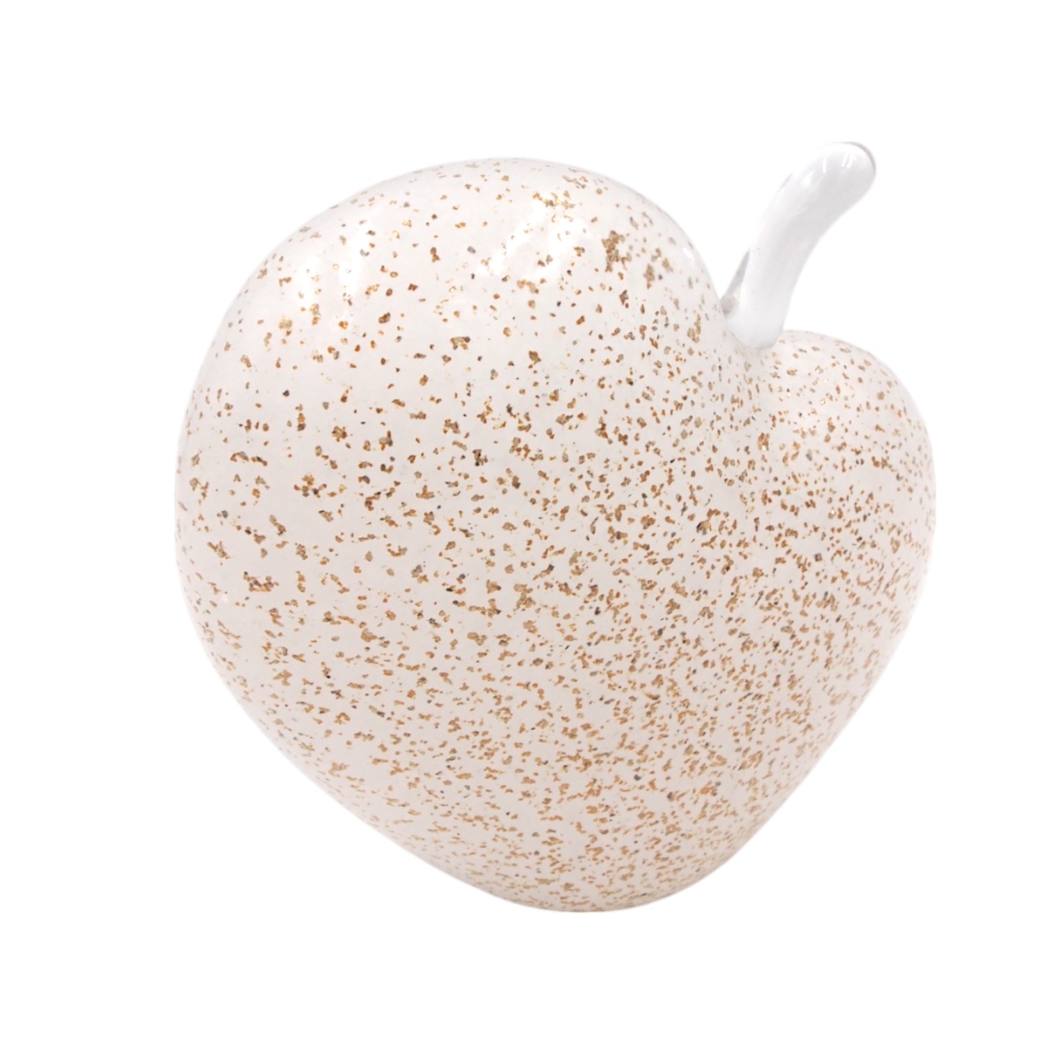 Širdies formos dekoracija iš stiklo 20 × 22 cm