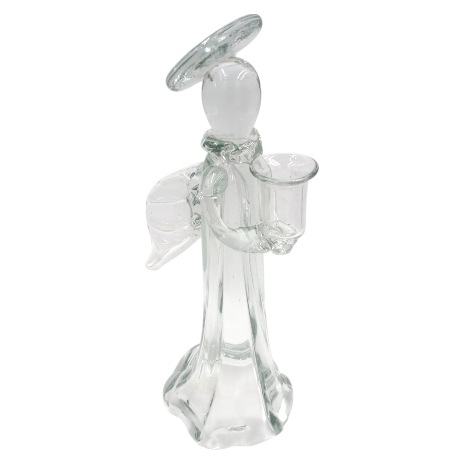 Stiklinė figūrėlė – angelas, 14x13x34 cm