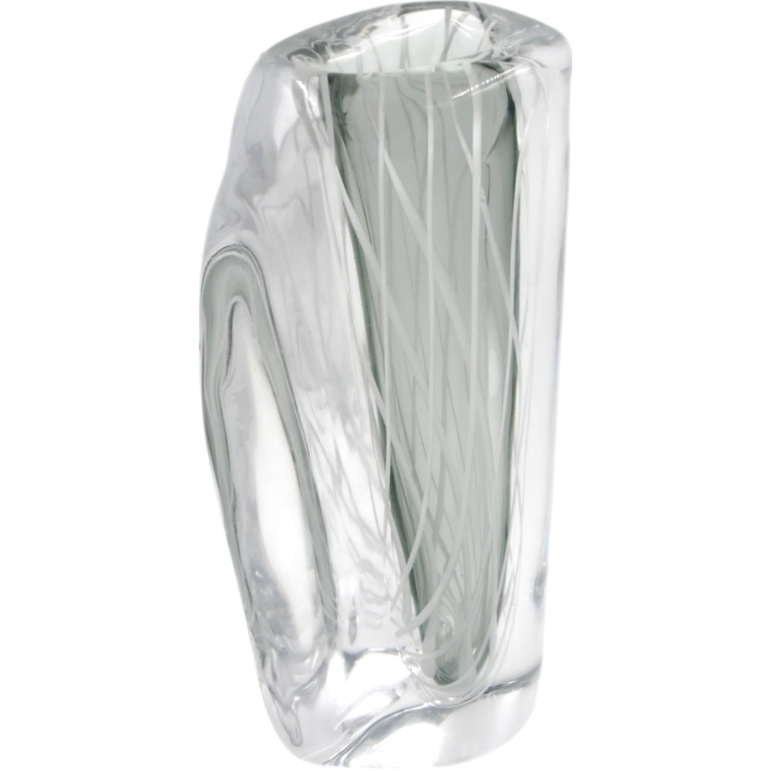 Stiklinė vaza 13x27 cm