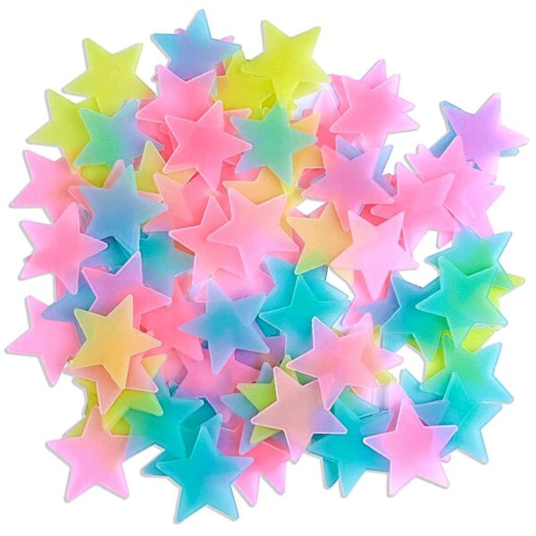 Tamsoje Šviečiančios Žvaigždės 100 Vnt.