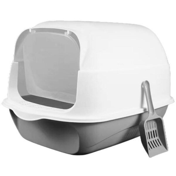 Uždara kačių tualeto dėžė su pakeliamu viršumi