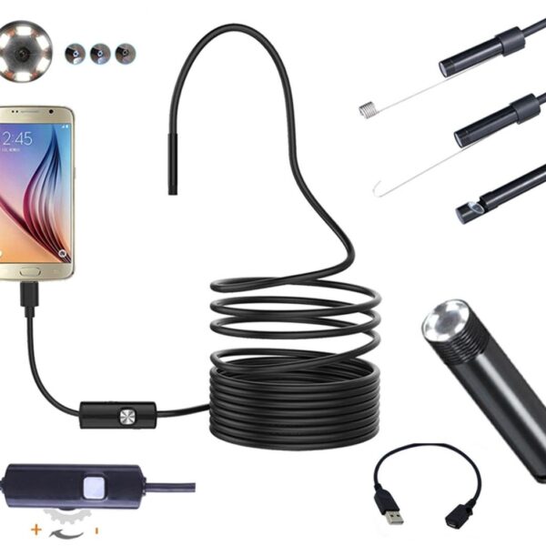 Vandeniui atspari endoskopinė kamera