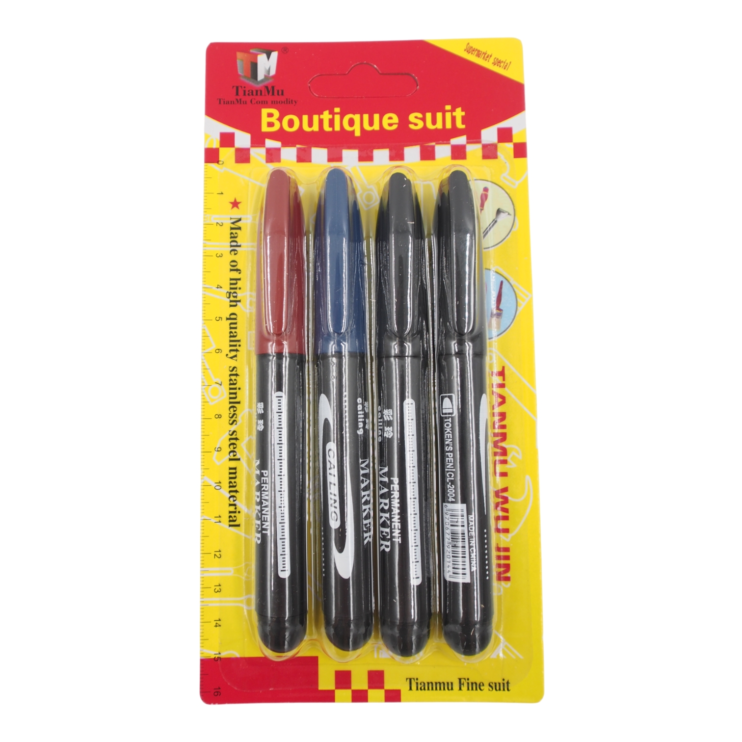 Markerių rinkinys 4 vnt.