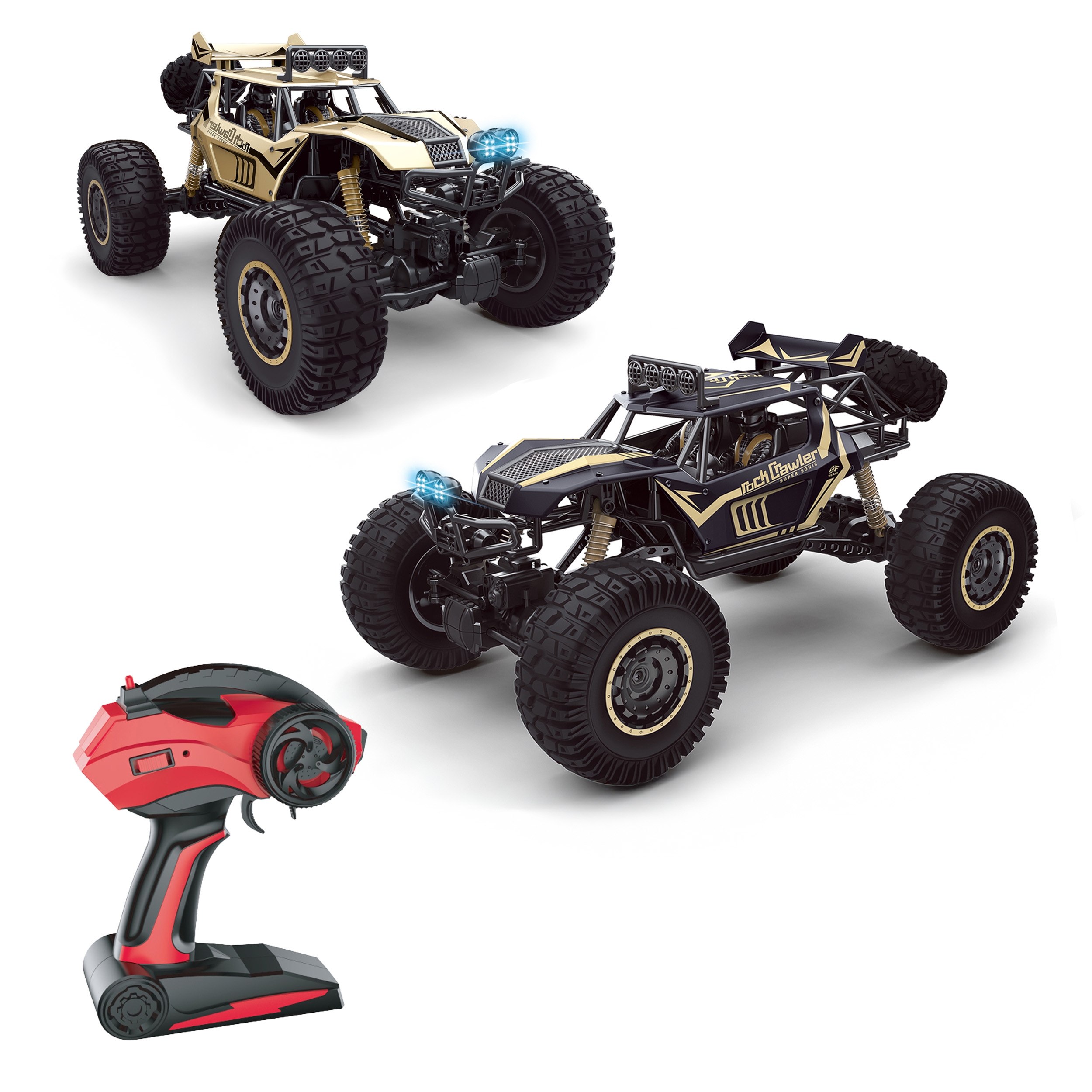 Nuotoliniu būdu valdomas „Rock Crawler“ visureigis 1:8