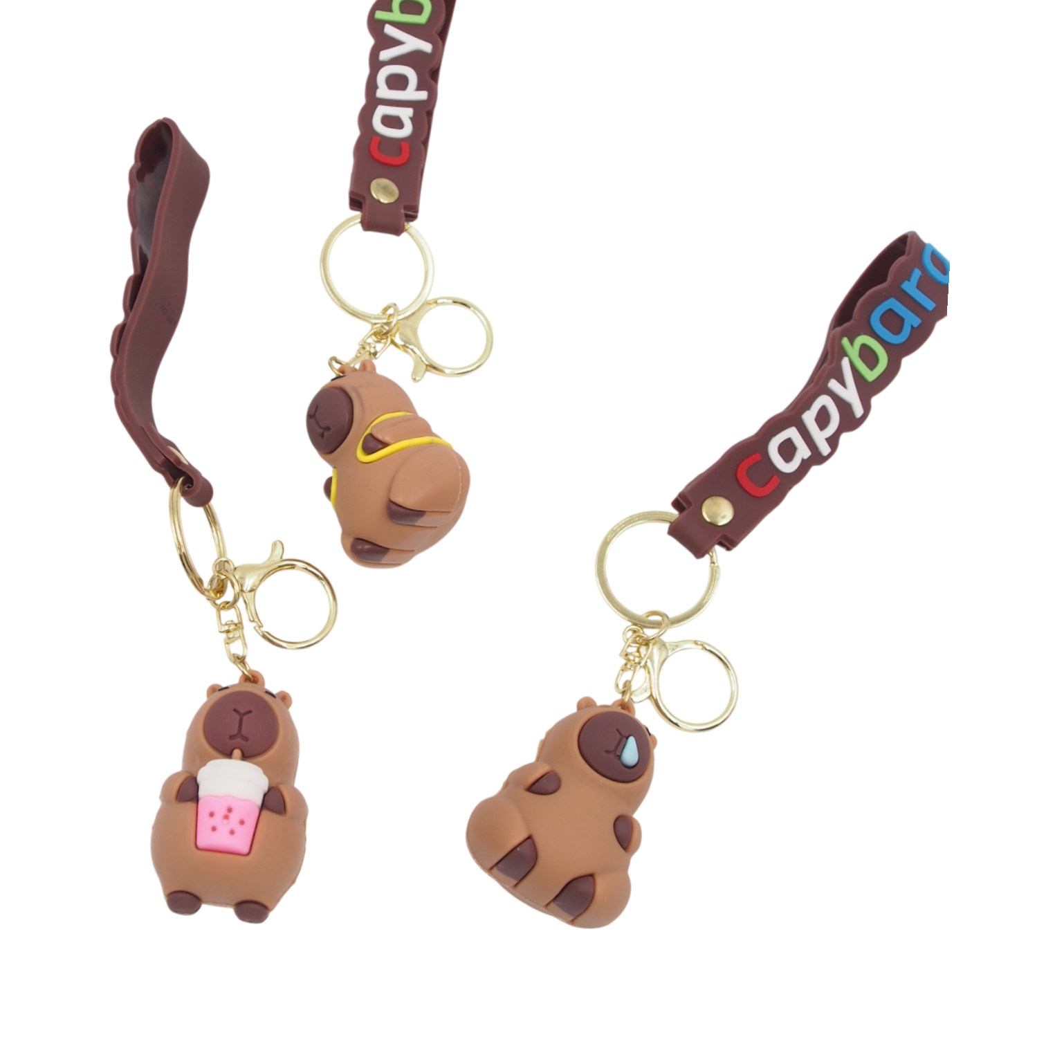 Raktų pakabukas „Capybara“ – miela kapibara