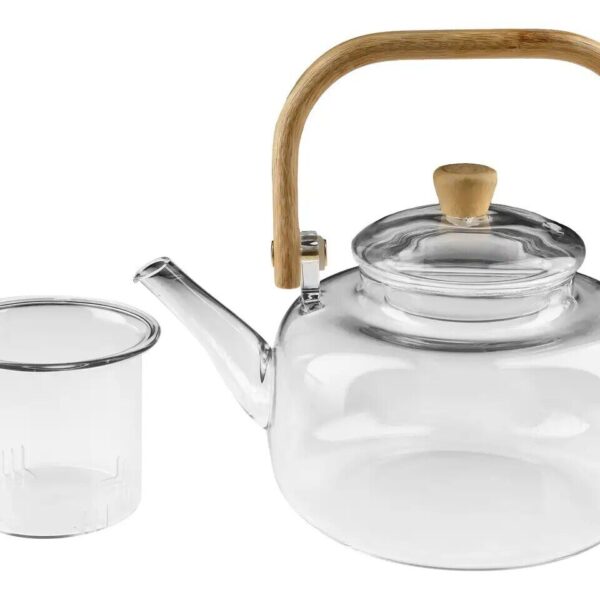 Stiklinis arbatos plikimo arbatinukas