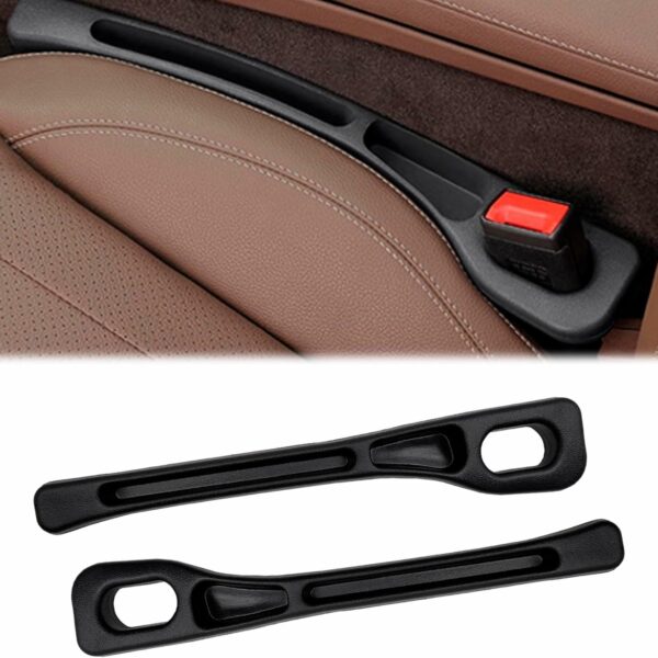 Automobilio sėdynių tarpų užpildai(2 vnt.) – juodi, kairė + dešinė pusė