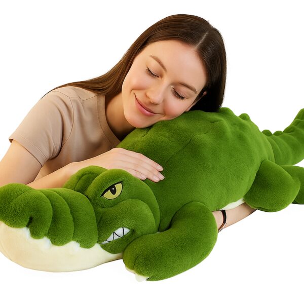 Minkštas pliušinis krokodilas – 100 cm