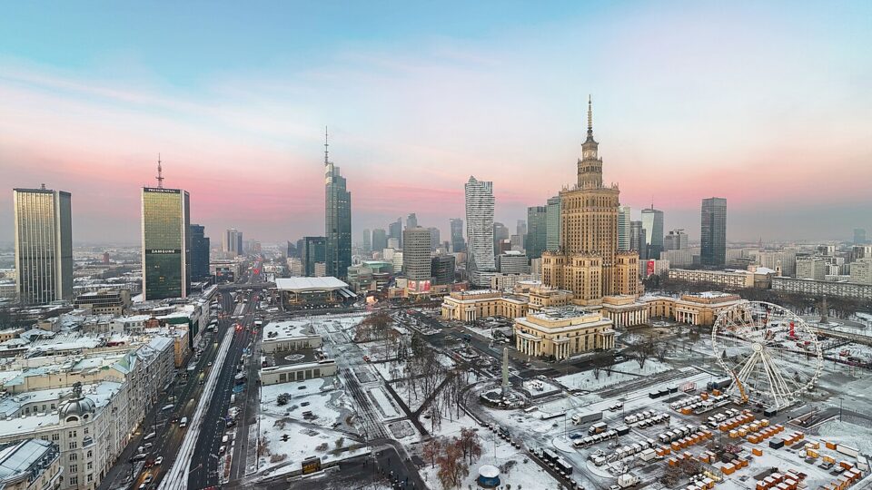 Varšuvos miesto panorama (iliustracinė nuotrauka)